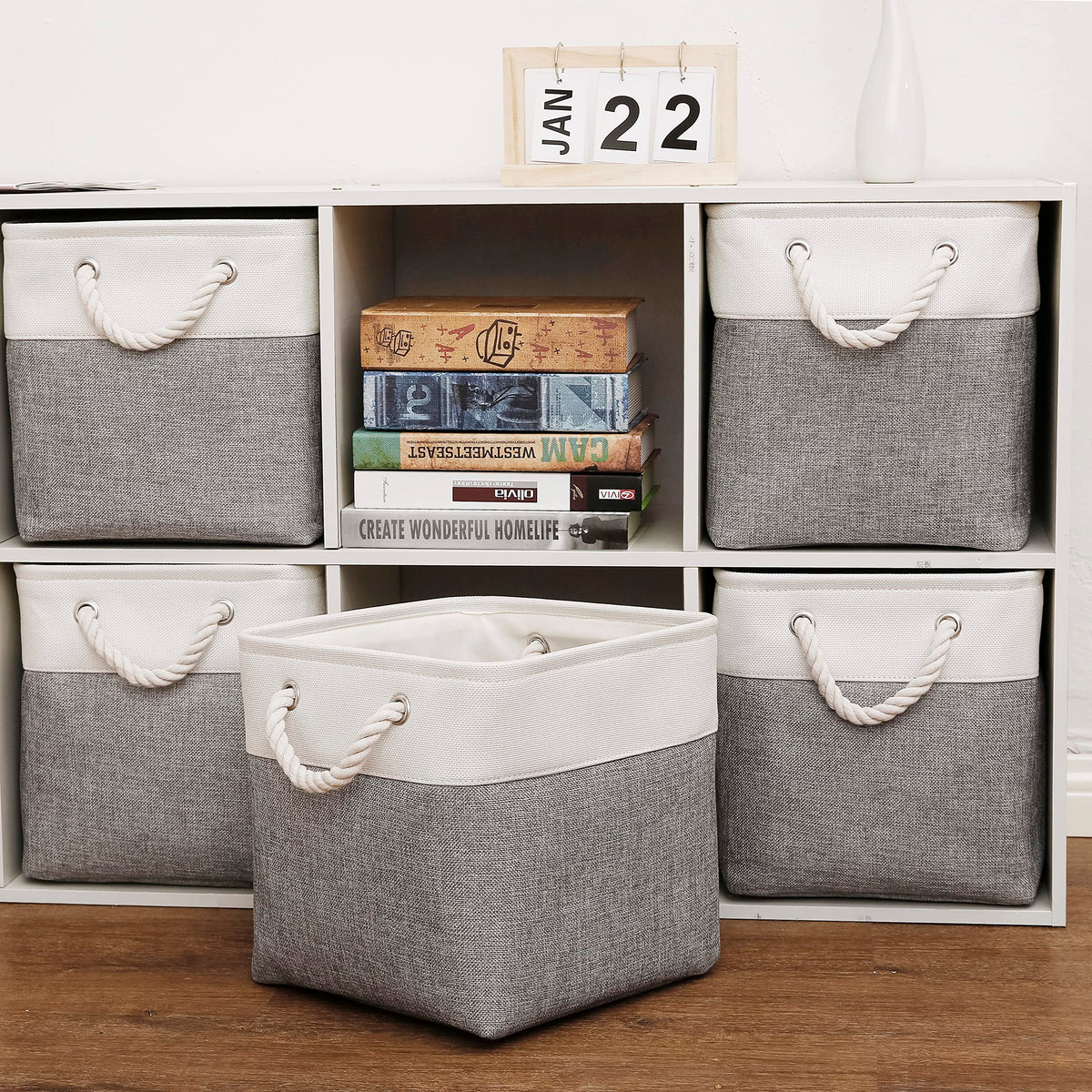 Cube Storage Bins (6 Count)