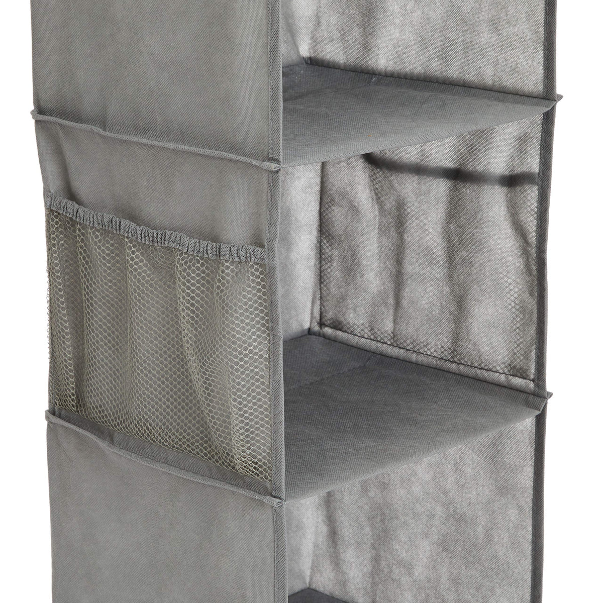 6 Tier Hanging Closet Shelf Organizer with Pockets