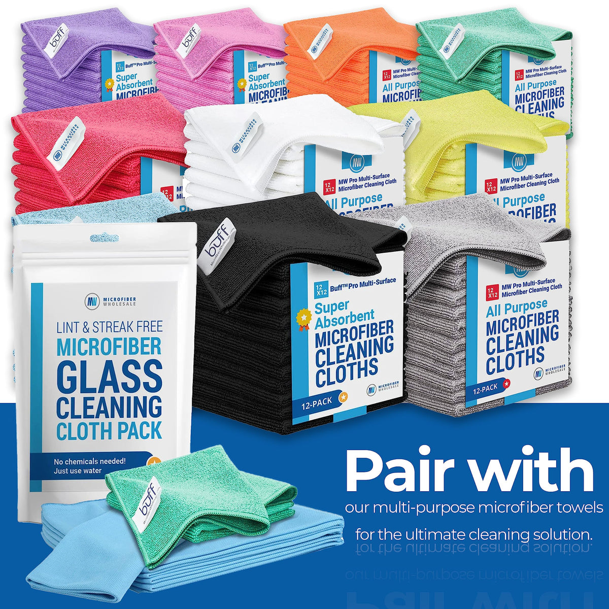 Claro 2 Step Glass Cleaning Cloth 8