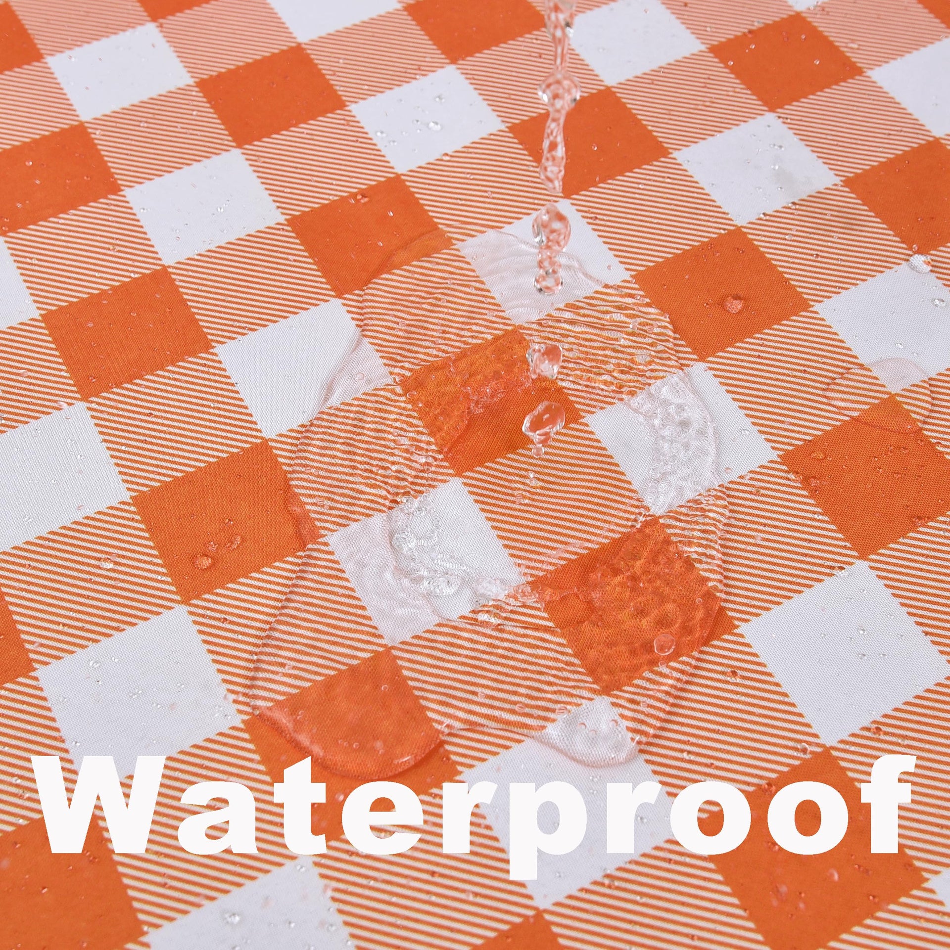 Waterproof Plaid Tablecloth Fabric