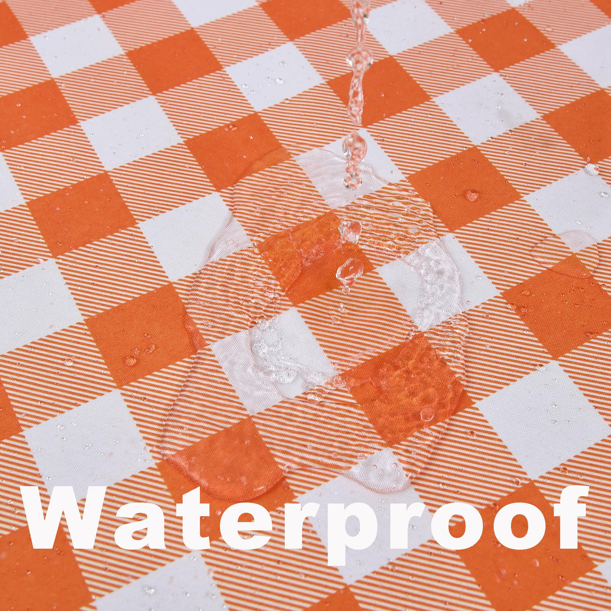 Waterproof Plaid Tablecloth Fabric