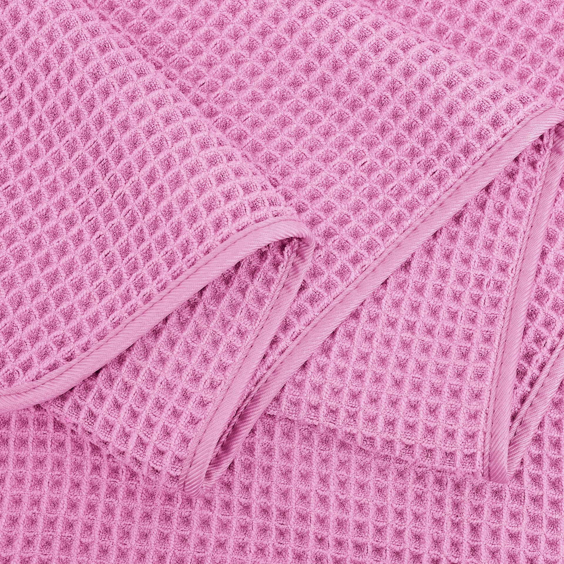430 GSM Poly Blend Microfiber Quick Dry Waffle Bath Towel (4 Count)