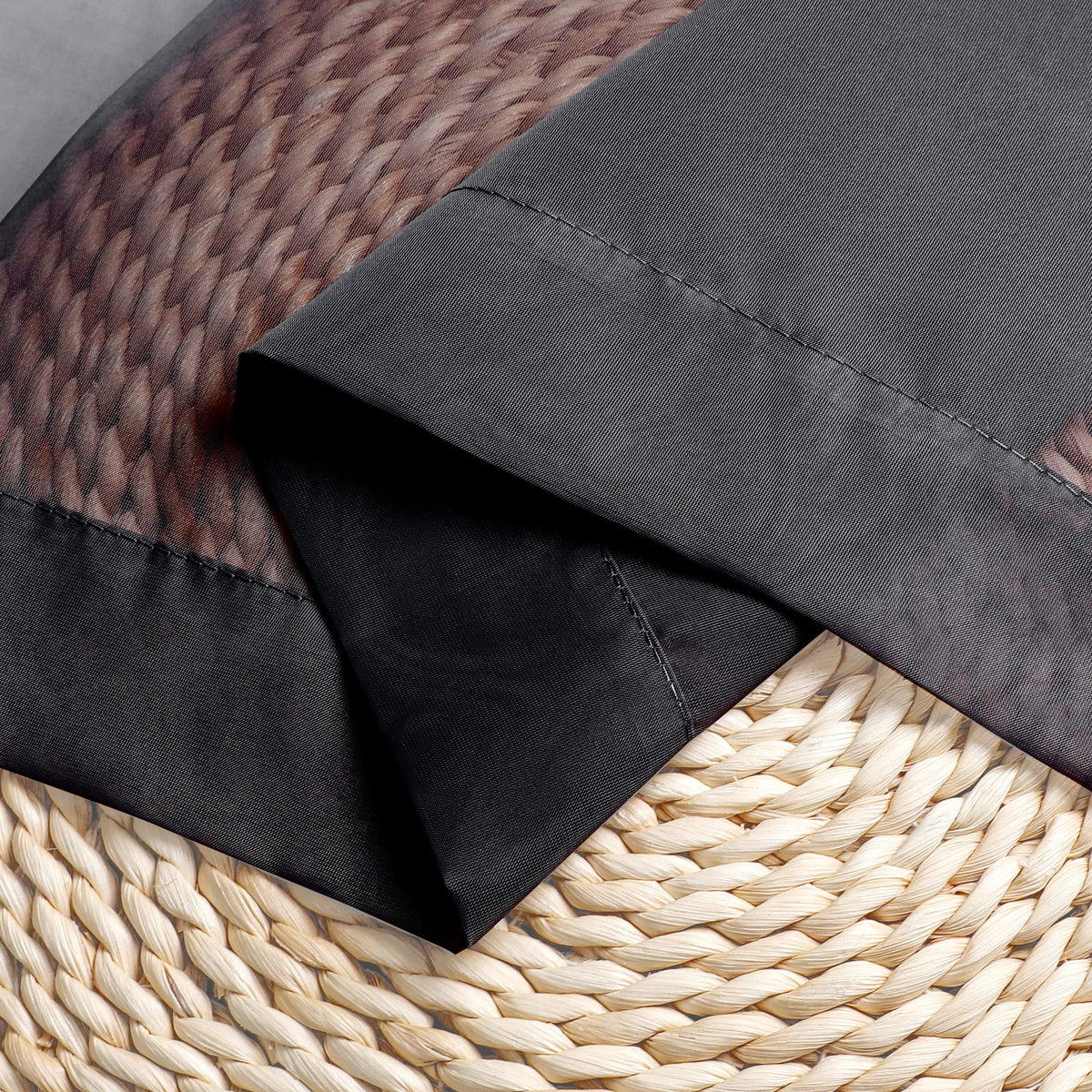 Black Sheer Valance for Windows (2 Count)