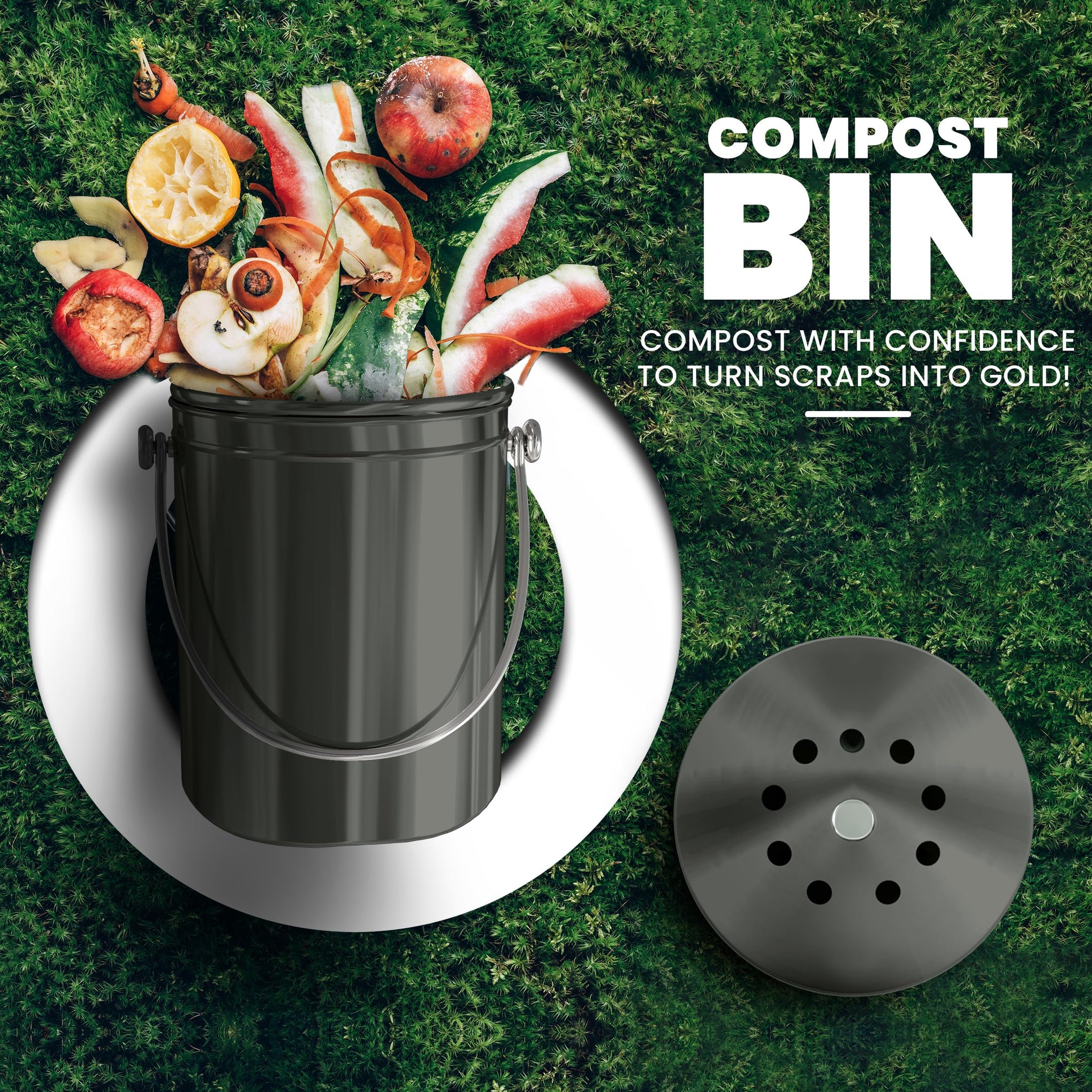 Countertop Compost Bin 1.3 Gallon