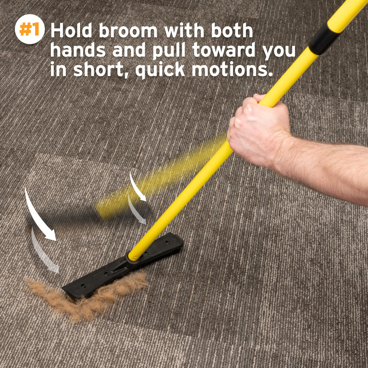 Pet Hair Removal Rubber Broom & Lint Brush