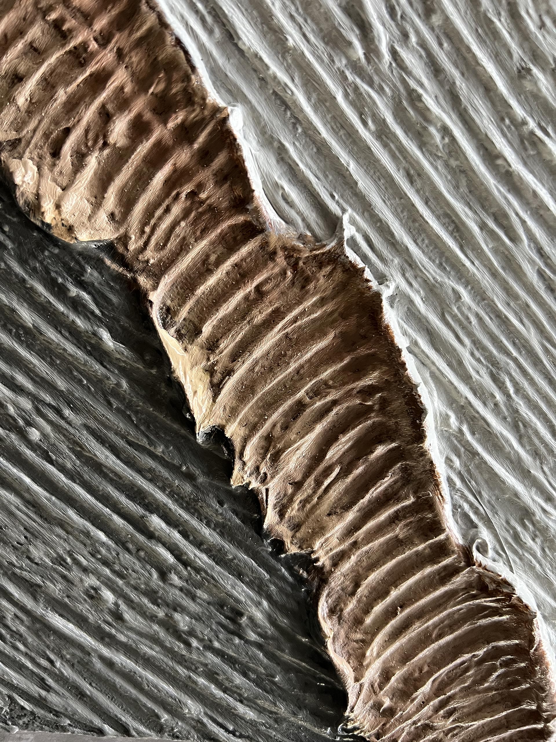 Thick Texture Abstract Oil Painting Hand