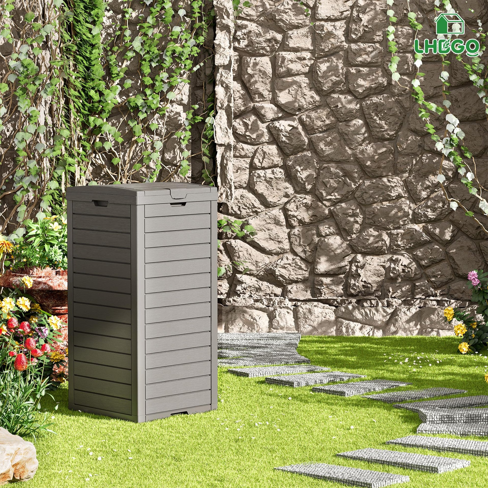Outdoor Trash Can
