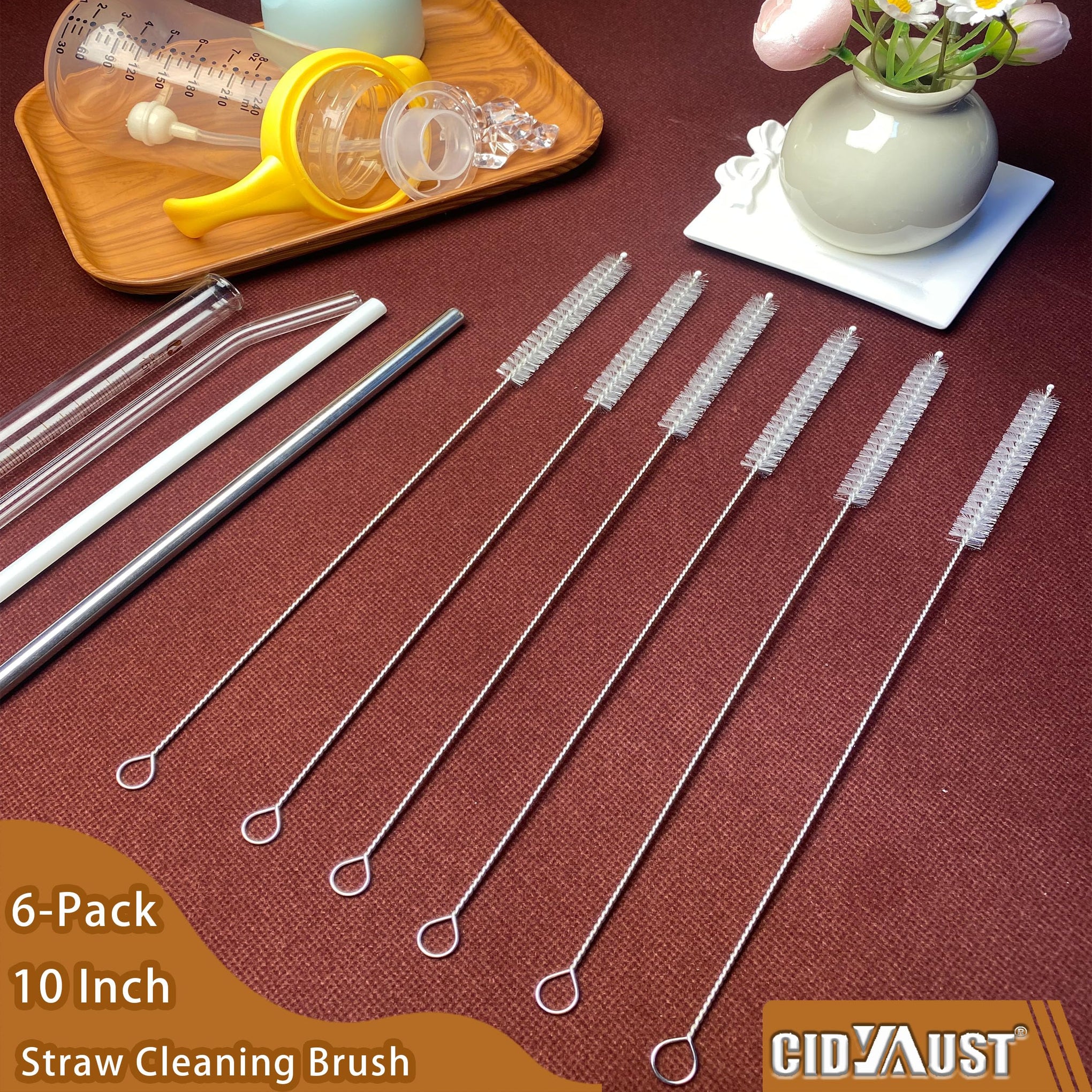Straw Cleaner Brush Extend 10