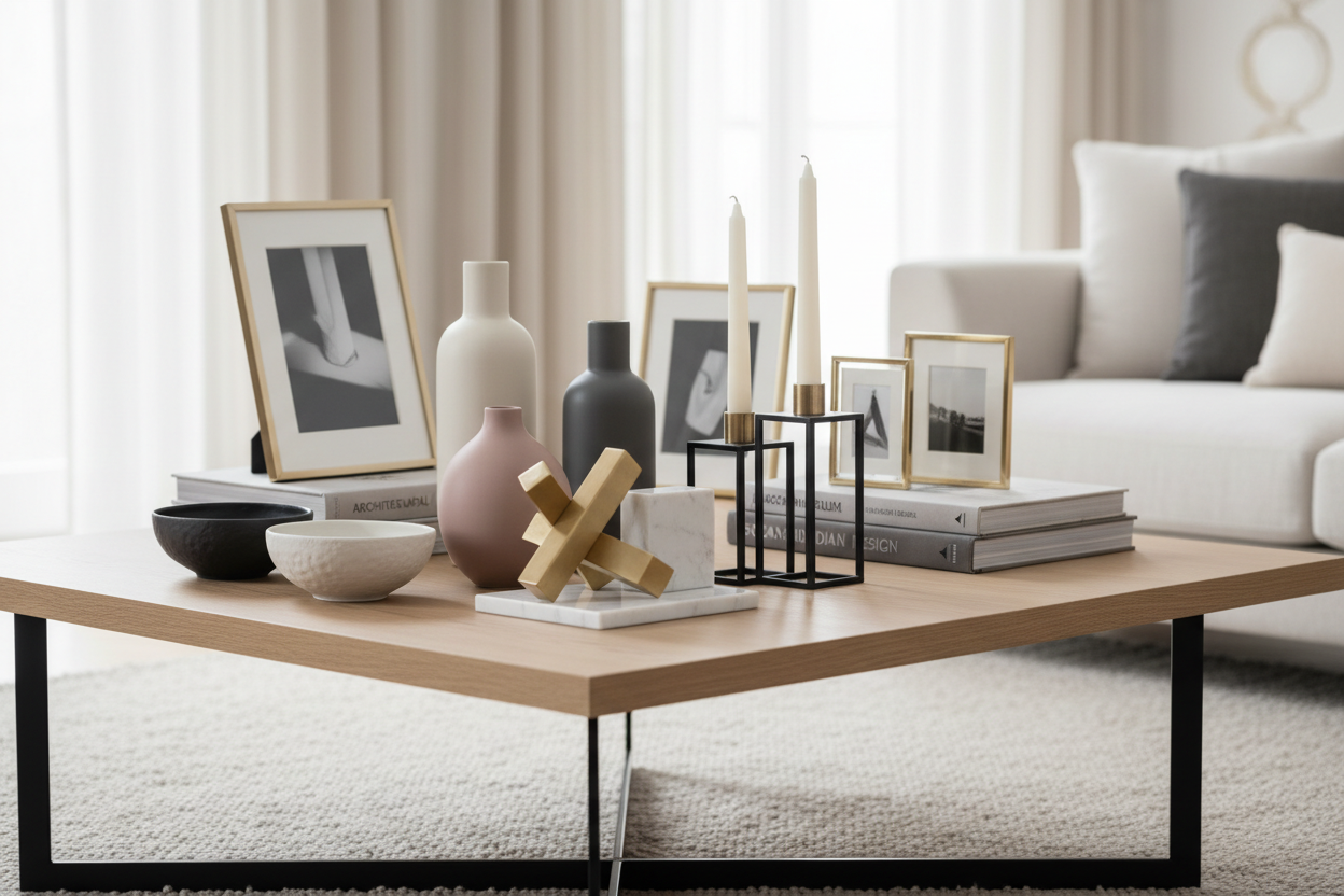 Modern and chic decorative accents